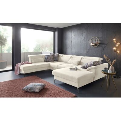 Wohnlandschaft SIT & MORE Percy U-Form - Microfaser - Beige Wohnlandschaft SIT & MORE Percy U-Form - Microfaser - Beige