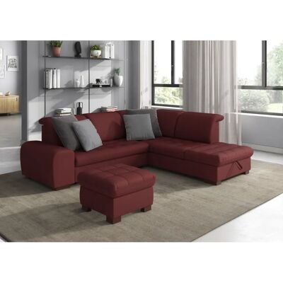 SIT & MORE Luxor Bordeaux Hocker SIT & MORE Luxor Bordeaux Hocker