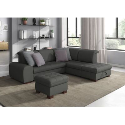 SIT&MORE Luxor L-Form Sofa mit Bett & Stauraum SIT&MORE Luxor L-Form Sofa mit Bett & Stauraum