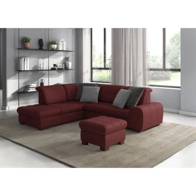 SIT&MORE Luxor L-Form Sofa - L-Form, Microfaser, Ottomane links SIT&MORE Luxor L-Form Sofa - L-Form, Microfaser, Ottomane links