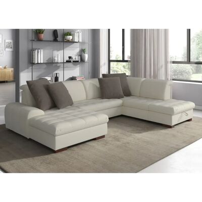 SIT & MORE Luxor U-Form Couch Beige - U-förmiger Sofa SIT & MORE Luxor U-Form Couch Beige - U-förmiger Sofa