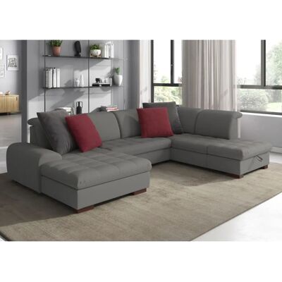 SIT & MORE Luxor U-Form Sofa - U-förmiger Couch mit Bettfunktion SIT & MORE Luxor U-Form Sofa - U-förmiger Couch mit Bettfunktion