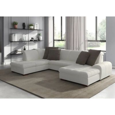 SIT & MORE Luxor U-Form Beige Leinen Sofa - U-Form SIT & MORE Luxor U-Form Beige Leinen Sofa - U-Form