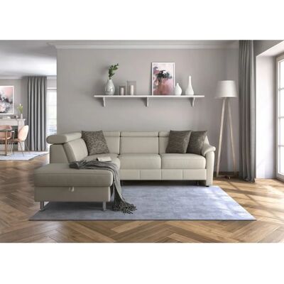 SIT&MORE Freetown L-Form Sofa - Microfaser Beige SIT&MORE Freetown L-Form Sofa - Microfaser Beige