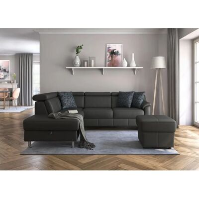 SIT & MORE Freetown L-Form Sofa - Leder, mit Stauraum & Schlaffunktion SIT & MORE Freetown L-Form Sofa - Leder, mit Stauraum & Schlaffunktion