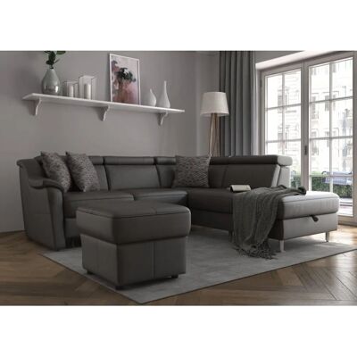SIT&MORE Freetown L-Form Sofa - Microfaser, mit Stauraum & Bettfunktion SIT&MORE Freetown L-Form Sofa - Microfaser, mit Stauraum & Bettfunktion