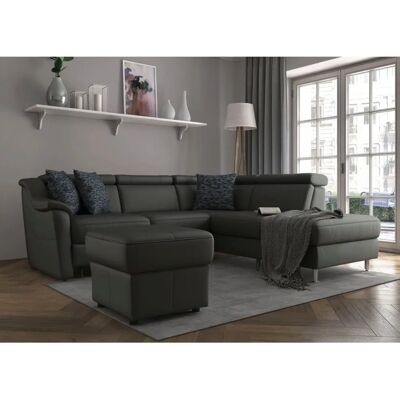 SIT & MORE Freetown L-Form Sofa - Naturleder, Rechte Ottomane, Ohne Bettfunktion SIT & MORE Freetown L-Form Sofa - Naturleder, Rechte Ottomane, Ohne Bettfunktion