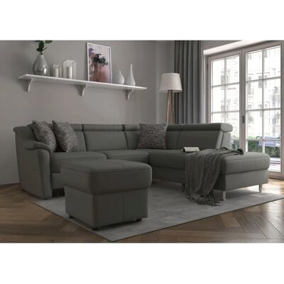 SIT & MORE Freetown L-Form Sofa - Microfaser, Rechte Ottomane SIT & MORE Freetown L-Form Sofa - Microfaser, Rechte Ottomane