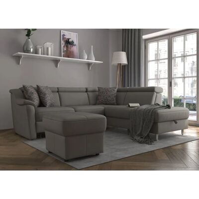 SIT&MORE Freetown L-Form Sofa - Microfaser Ottomane SIT&MORE Freetown L-Form Sofa - Microfaser Ottomane