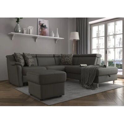 SIT & MORE Freetown L-Form Sofa - Naturleder - mit Stauraum & Bettfunktion SIT & MORE Freetown L-Form Sofa - Naturleder - mit Stauraum & Bettfunktion