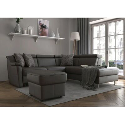 SIT & MORE Freetown L-Form Sofa - Microfaser, Rechte Ottomane, Ohne Stauraum SIT & MORE Freetown L-Form Sofa - Microfaser, Rechte Ottomane, Ohne Stauraum