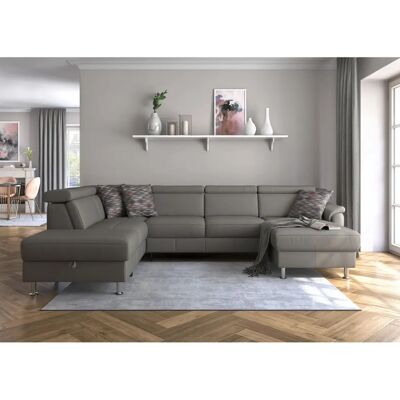 SIT & MORE Freetown U-Form Sofa - Microfaser mit Bettfunktion SIT & MORE Freetown U-Form Sofa - Microfaser mit Bettfunktion