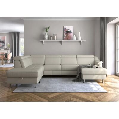 SIT & MORE Freetown U-Form Ledersofa mit Stauraum - Wohnzimmermöbel SIT & MORE Freetown U-Form Ledersofa mit Stauraum - Wohnzimmermöbel