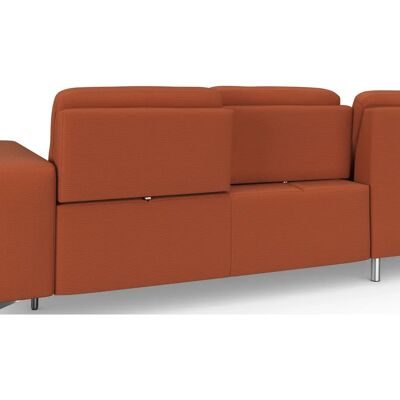 SIT&MORE Baviene L-Form Sofa - Microfaser Paris - 286x92x176cm SIT&MORE Baviene L-Form Sofa - Microfaser Paris - 286x92x176cm
