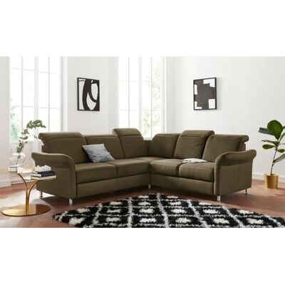 SIT & MORE Darwin L-Form Sofa - Sessel, Grün, 249x229 cm SIT & MORE Darwin L-Form Sofa - Sessel, Grün, 249x229 cm