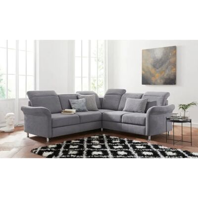 SIT & MORE Darwin L-Form Sofa - Mikrofaser, Grau SIT & MORE Darwin L-Form Sofa - Mikrofaser, Grau