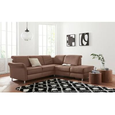 SIT&MORE Darwin L-Form Sofa - 249x83x221cm - Flachgewebe SIT&MORE Darwin L-Form Sofa - 249x83x221cm - Flachgewebe