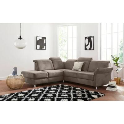 SIT & MORE Darwin Microfaser Florence Ecksofa - L-Form mit Ottomane & Kopfteil SIT & MORE Darwin Microfaser Florence Ecksofa - L-Form mit Ottomane & Kopfteil