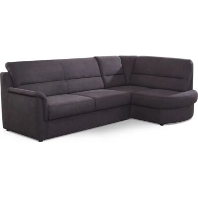 SIT&MORE Panini Fango Ecksofa - L-Form, Microfaser, rechts Ottomane SIT&MORE Panini Fango Ecksofa - L-Form, Microfaser, rechts Ottomane