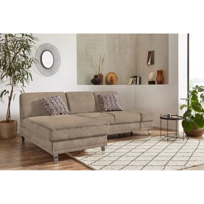 SIT & MORE Clio L-Form Sofa - Mikrofaser, Bettfunktion, Beige SIT & MORE Clio L-Form Sofa - Mikrofaser, Bettfunktion, Beige