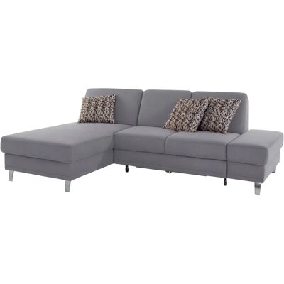 SIT&MORE Clio L-Form Grau Sofa - Sofa SIT&MORE Clio L-Form Grau Sofa - Sofa