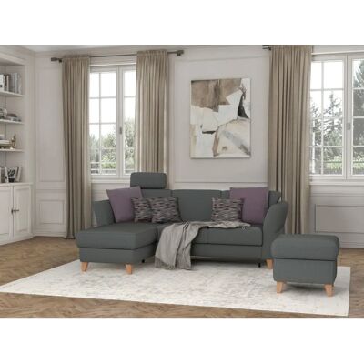 SIT & MORE Visby L-Form Sofa - Recamiere, Grau SIT & MORE Visby L-Form Sofa - Recamiere, Grau