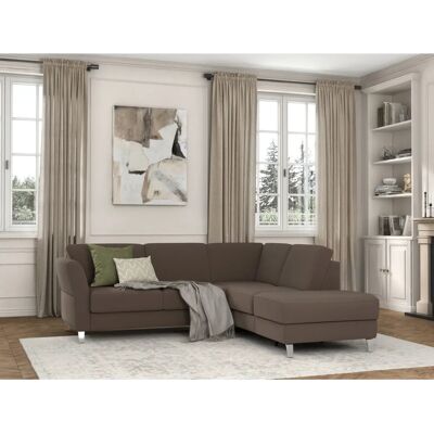 SIT&MORE Visby L-Form Sofa - Microfaser Paris - grau SIT&MORE Visby L-Form Sofa - Microfaser Paris - grau