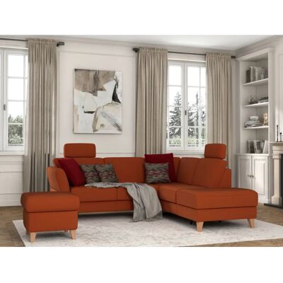 SIT & MORE Visby L-Form Sofa - Mikrofaser, Rechte Ottomane SIT & MORE Visby L-Form Sofa - Mikrofaser, Rechte Ottomane
