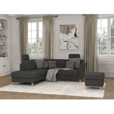 SIT&MORE Visby Ecksofa - Microfaser Paris - Ottomane links - Sofa SIT&MORE Visby Ecksofa - Microfaser Paris - Ottomane links - Sofa