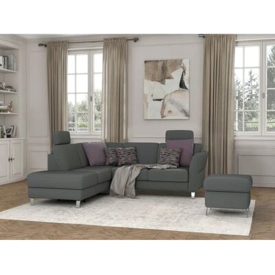SIT&MORE Visby L-Form Sofa - L-förmiger Chenille-Sofa SIT&MORE Visby L-Form Sofa - L-förmiger Chenille-Sofa