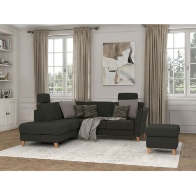 SIT & MORE Visby L-Form grau Sofa - mit Stauraum & Bettfunktion SIT & MORE Visby L-Form grau Sofa - mit Stauraum & Bettfunktion