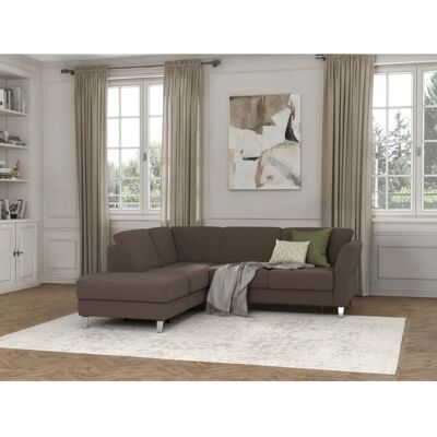SIT&MORE Visby L-Form Sofa - Microfaser, Bettfunktion SIT&MORE Visby L-Form Sofa - Microfaser, Bettfunktion