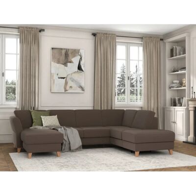 SIT & MORE Visby U-Form Sofa - U-Form, Mikrofasern, Stauraum SIT & MORE Visby U-Form Sofa - U-Form, Mikrofasern, Stauraum