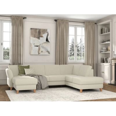SIT & MORE Visby U-Form Beige Sofa - U-Form mit Stauraum & Schlafmöglichkeit SIT & MORE Visby U-Form Beige Sofa - U-Form mit Stauraum & Schlafmöglichkeit