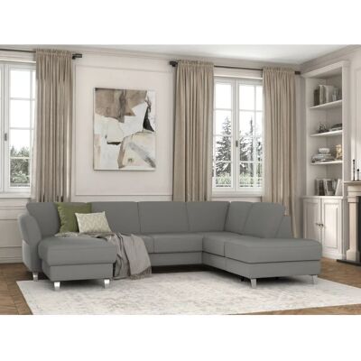 SIT & MORE Visby U-Form Sofa - U-förmiger, Microfaser, Rechte Ottomane SIT & MORE Visby U-Form Sofa - U-förmiger, Microfaser, Rechte Ottomane