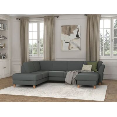SIT & MORE Visby U-Form Sofa - U-förmiger Chenille-Sitz SIT & MORE Visby U-Form Sofa - U-förmiger Chenille-Sitz