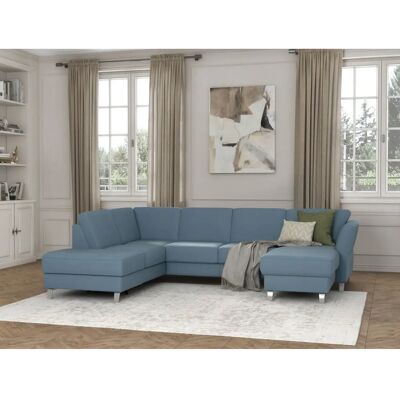 SIT & MORE Visby U-Form Sofa - U-Form Blau SIT & MORE Visby U-Form Sofa - U-Form Blau