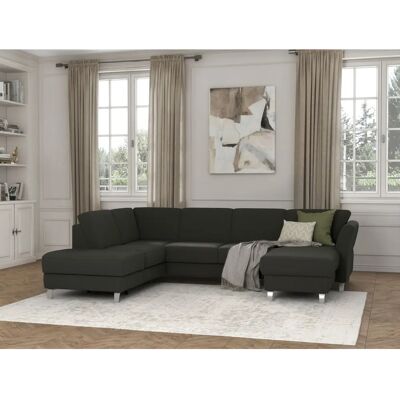 SIT & MORE Visby U-Form Sofa - Ecksofa mit feiner Struktur SIT & MORE Visby U-Form Sofa - Ecksofa mit feiner Struktur