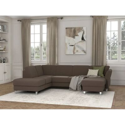 SIT & MORE Visby U-Form Sofa - Microfaser - Linke Ottomane - Modern SIT & MORE Visby U-Form Sofa - Microfaser - Linke Ottomane - Modern