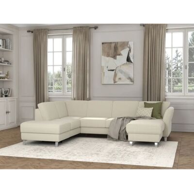 SIT & MORE Visby U-Form Beige Sofa - U-Form Wohnlandschaft SIT & MORE Visby U-Form Beige Sofa - U-Form Wohnlandschaft