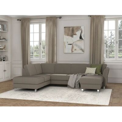 SIT & MORE Visby U-Form braun Sofa - Wohnlandschaft SIT & MORE Visby U-Form braun Sofa - Wohnlandschaft