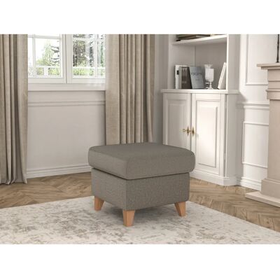 SIT & MORE Visby Stauraumhocker - Chenille, Braun (Latte) - 58x48cm SIT & MORE Visby Stauraumhocker - Chenille, Braun (Latte) - 58x48cm