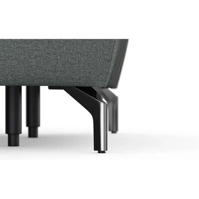 SIT&MORE Cool L-Form Ecksofa - Chenille, Grau, 272x79x220 cm SIT&MORE Cool L-Form Ecksofa - Chenille, Grau, 272x79x220 cm