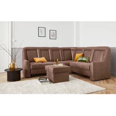SIT & MORE Melissa L-Form Sofa - Stoff, 6 Sitze, Braun SIT & MORE Melissa L-Form Sofa - Stoff, 6 Sitze, Braun
