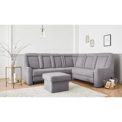 SIT & MORE Melissa L-Form Sofa - Microfaser Euphoria, Grau, 257x107x217 cm SIT & MORE Melissa L-Form Sofa - Microfaser Euphoria, Grau, 257x107x217 cm