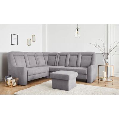 SIT & MORE Melissa L-Form Ecksofa - Microfaser Euphoria, Grau SIT & MORE Melissa L-Form Ecksofa - Microfaser Euphoria, Grau