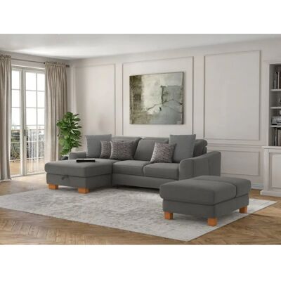 SIT & MORE Dundee L-Form Sofa - Weiche Struktur SIT & MORE Dundee L-Form Sofa - Weiche Struktur