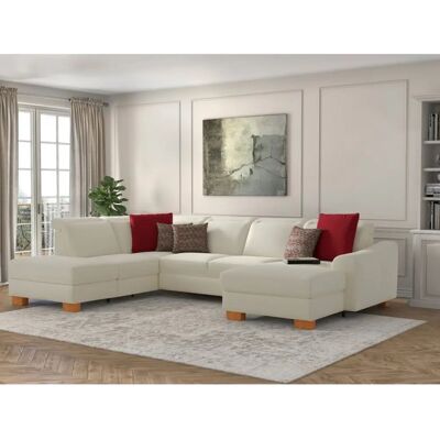 SIT & MORE Dundee U-Form Couch - U-Form, Weiche Struktur, Linke Ottomane SIT & MORE Dundee U-Form Couch - U-Form, Weiche Struktur, Linke Ottomane