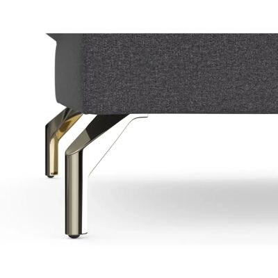 SIT&MORE Fashion Brauner Chenille Fußhocker - Hocker SIT&MORE Fashion Brauner Chenille Fußhocker - Hocker