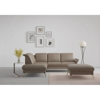 SIT&MORE Fashion L-Form Microfaser Sofa - Sofa SIT&MORE Fashion L-Form Microfaser Sofa - Sofa